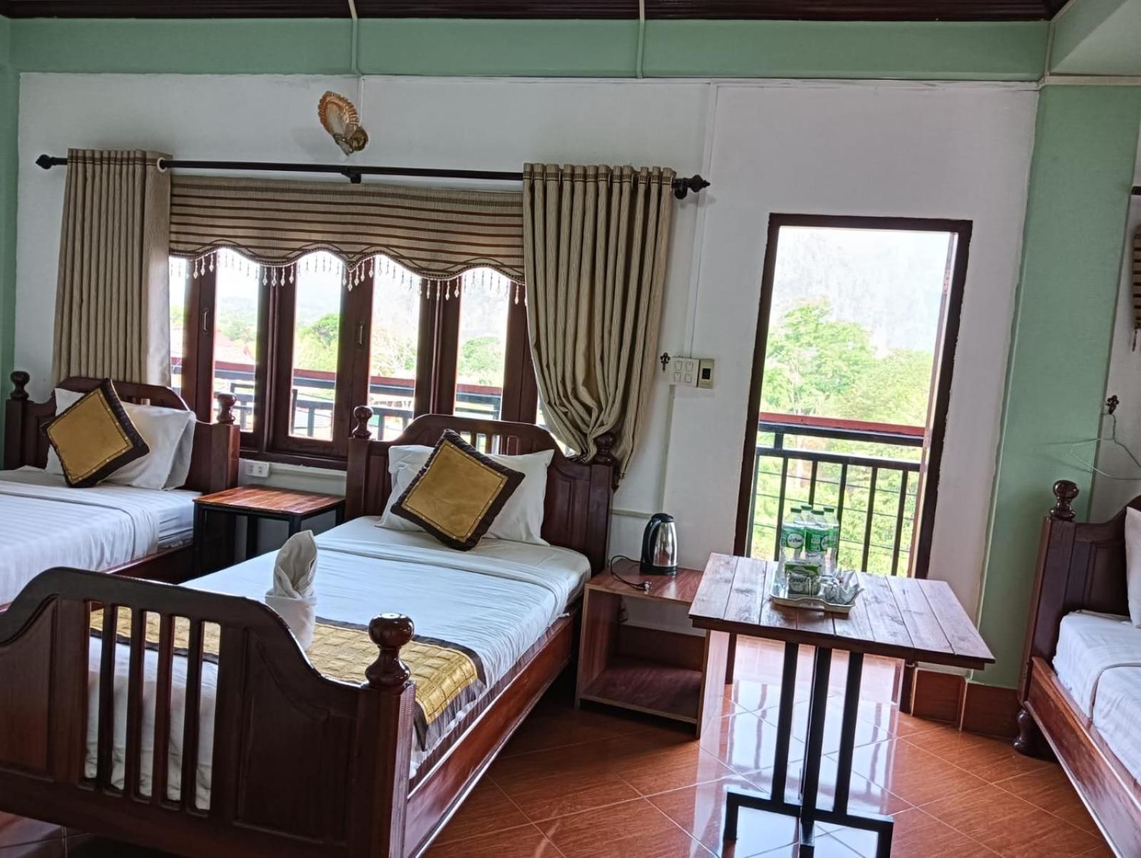 Bountang Riverside Hotel วังเวียง ภายนอก รูปภาพ