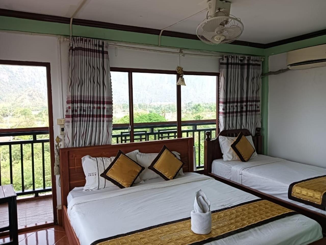 Bountang Riverside Hotel วังเวียง ภายนอก รูปภาพ