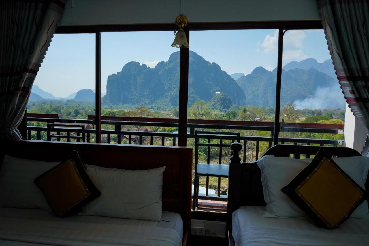 Bountang Riverside Hotel วังเวียง ภายนอก รูปภาพ